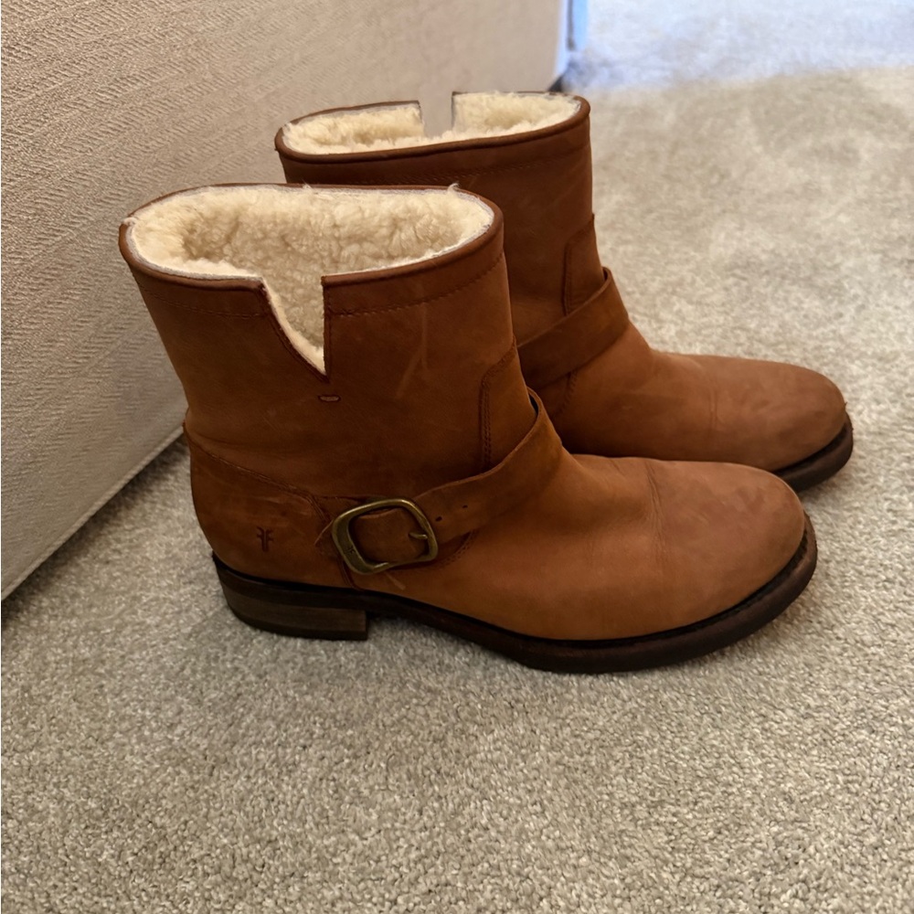 FRYE Brown Ankle Boots